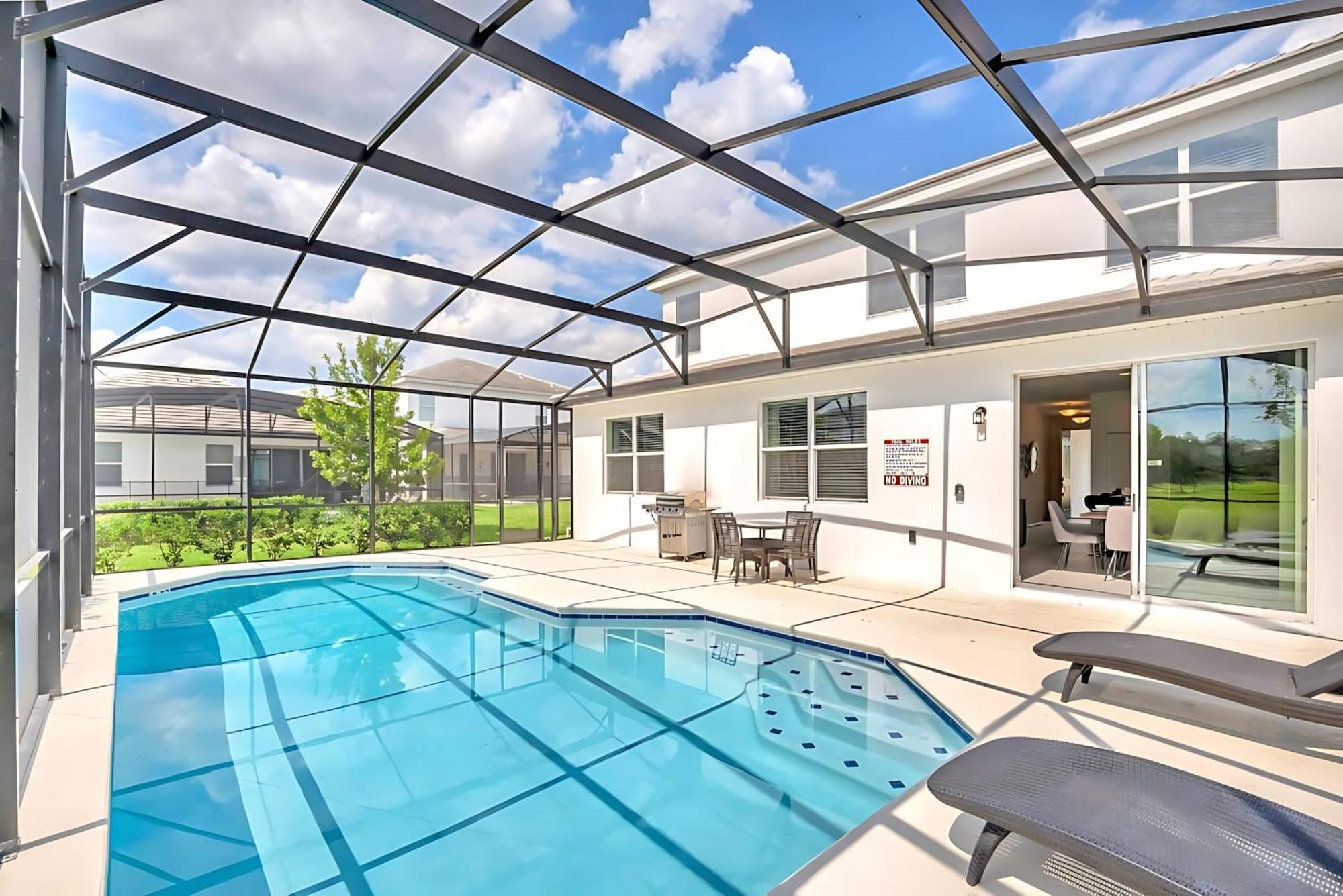 Family Resort - 6Br Mansion - Private Pool, Home Theater, Bbq And More Kissimmee Bagian luar foto