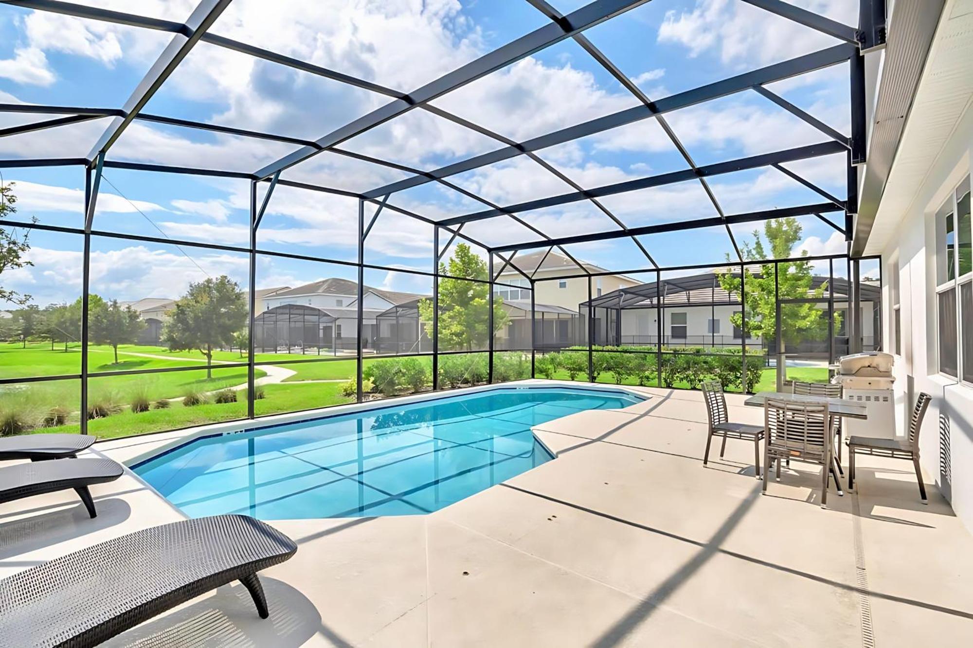 Family Resort - 6Br Mansion - Private Pool, Home Theater, Bbq And More Kissimmee Bagian luar foto